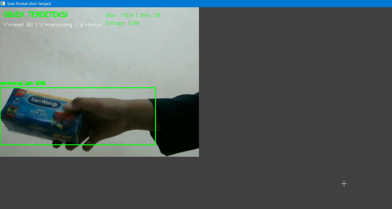 Computer Vision Scan Barang dengan Kamera