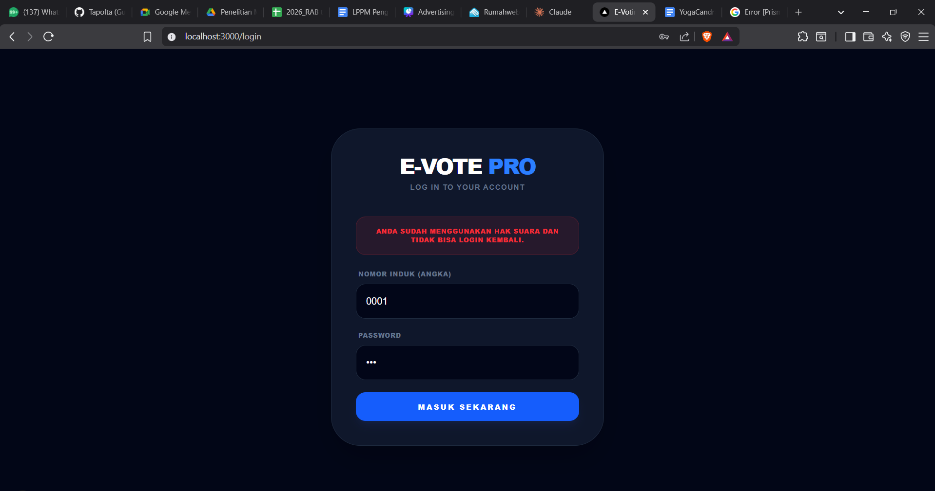 Evoting Kecerdasan Artifisial UNESA